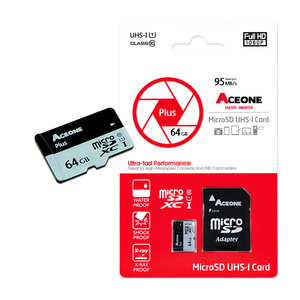 에이스원 플러스 마이크로SD 메모리 카드 64GB
